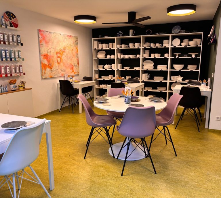 Keramik Etagere selbst bemalen