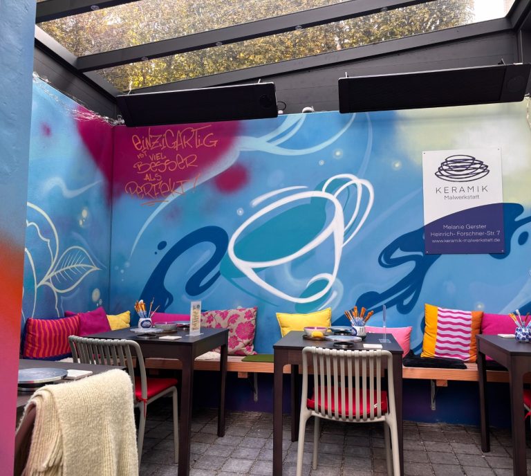 Keramik Etagere selbst bemalen