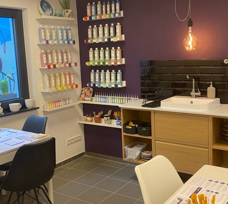 Keramik Etagere selbst bemalen